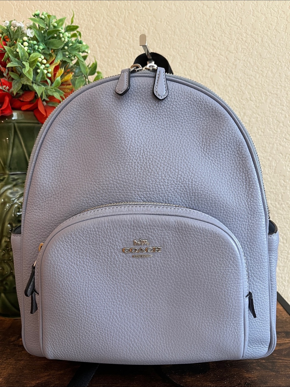 Coach Court Backpack blue mist / silver 5666